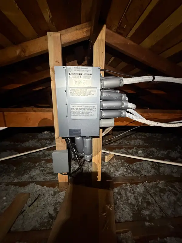 Mitsubishi Hyper-Heating System — Crawlspace Install —  (photo 1)